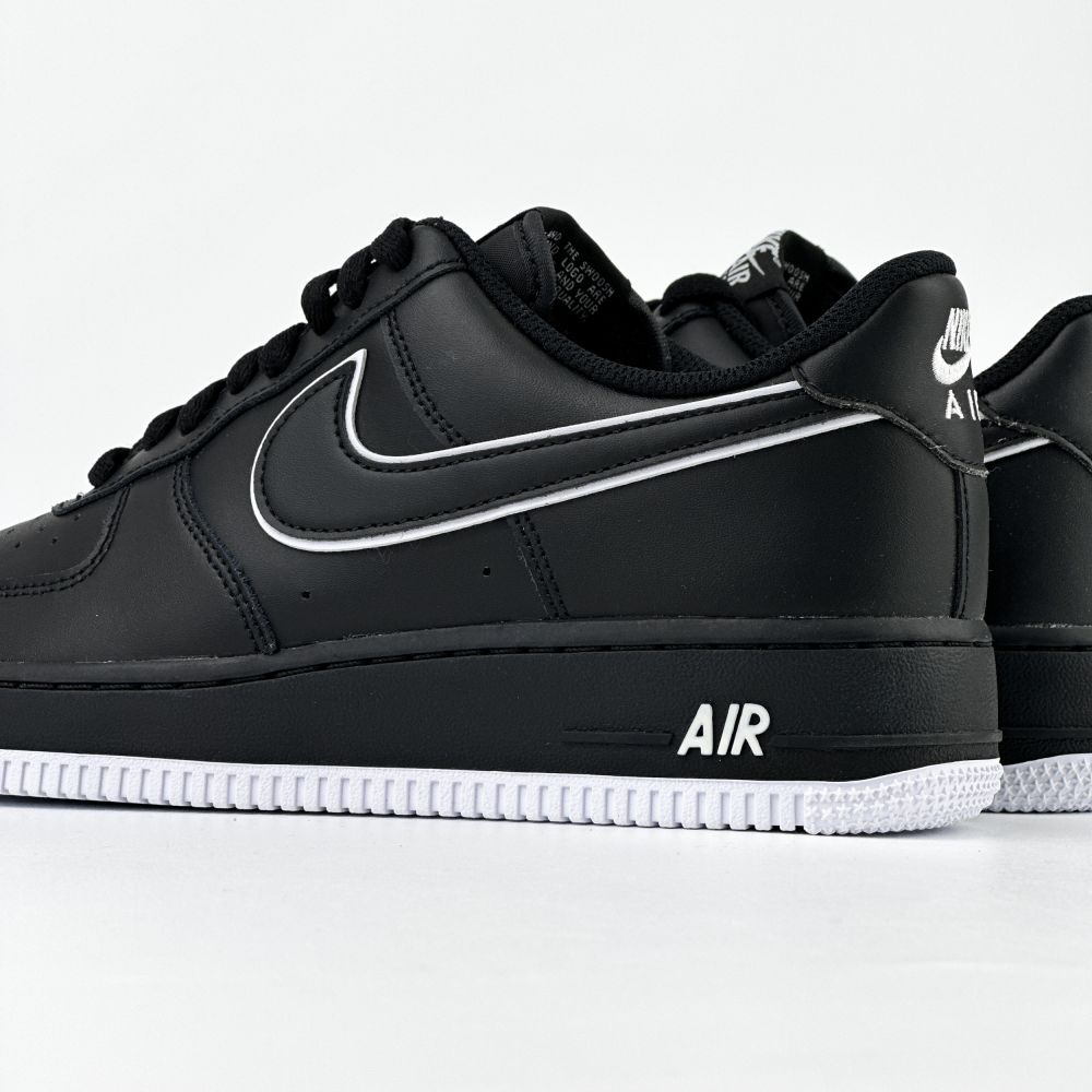 Air force 1 black with cheap white sole