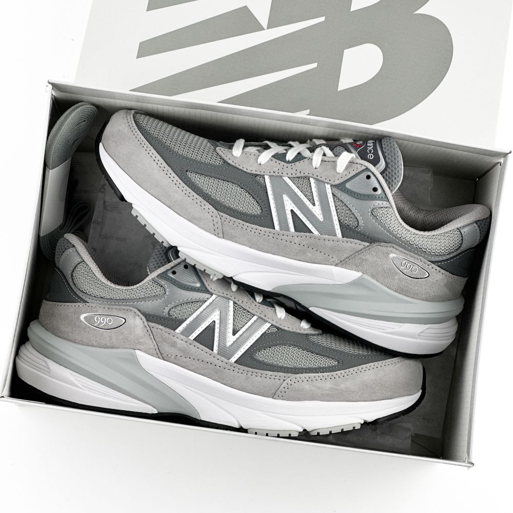 Кросівки чоловічі New Balance 990v6 Made in USA Grey (M990GL6) -  Весна-осінь - Сірий - New Balance