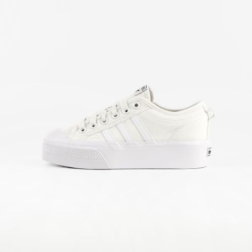 Adidas Nizza Platform Triple White