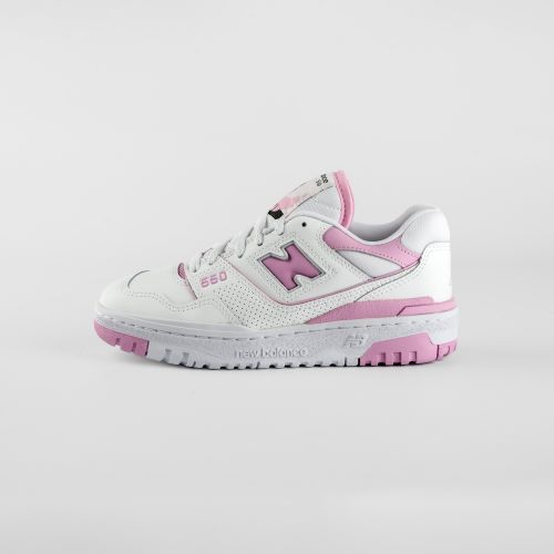 New Balance 550 White Bubblegum Pink