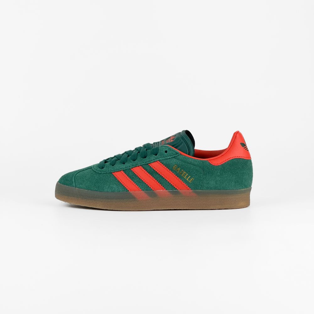 Adidas Gazelle Collegiate Green Preloved Red