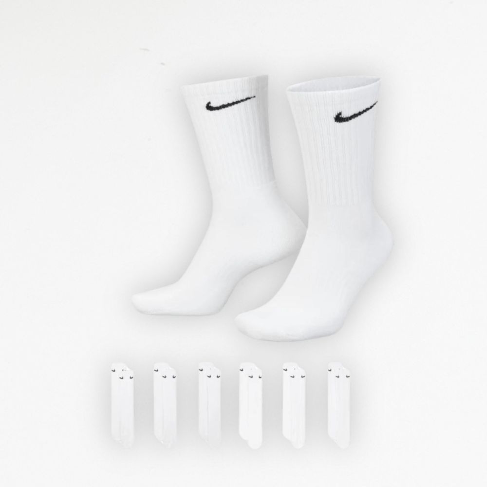 Шкарпетки Nike 6 Pack  Everyday Cushion Crew White