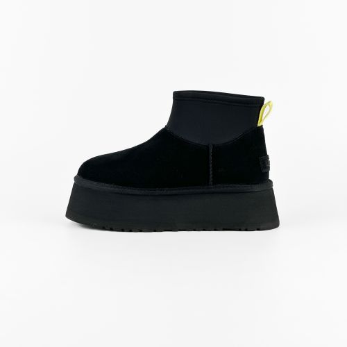 UGG Classic Mini Dipper Boot Black Yellow